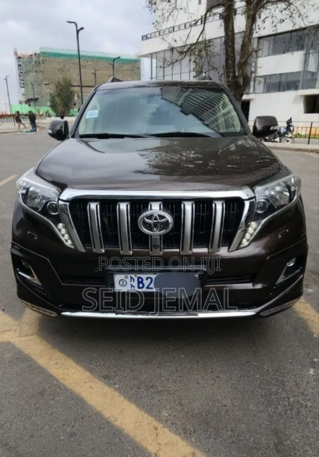 Toyota Land Cruiser Prado 2017 Burgundy