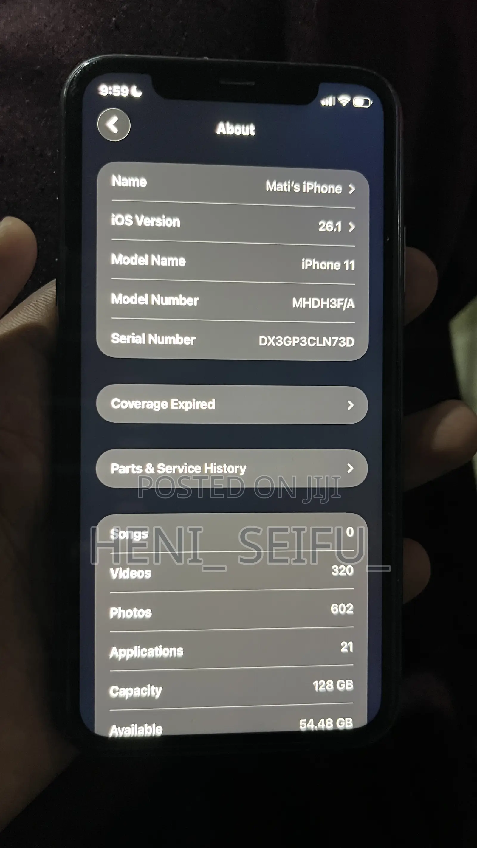 Apple iPhone 11 128 GB Black