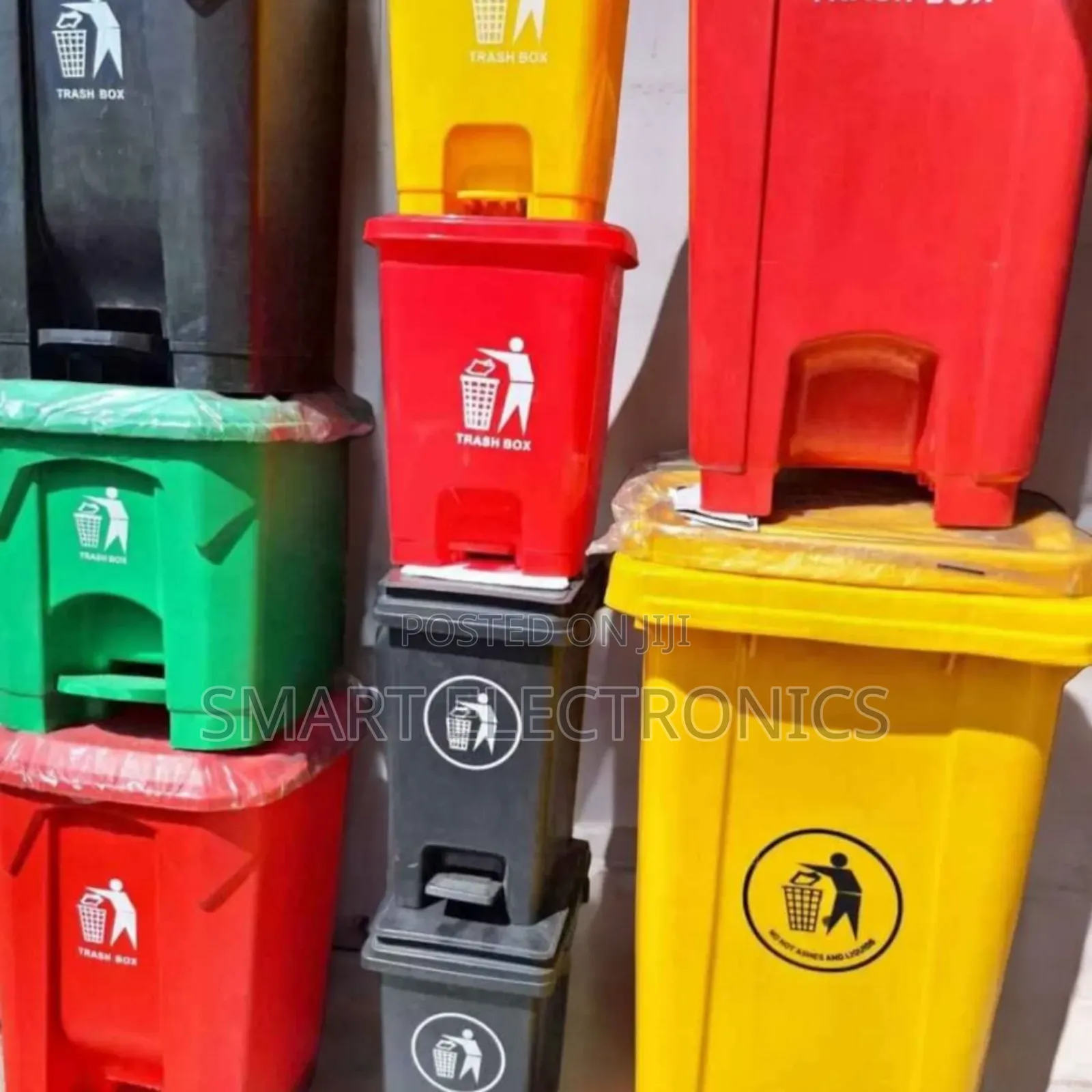 Trash Box 100l የቆሻሻ ማጠራቀሚያ በሁሉም መጠን ባሉበት ቦታ በነጻ እናደርሳለን Trash Box