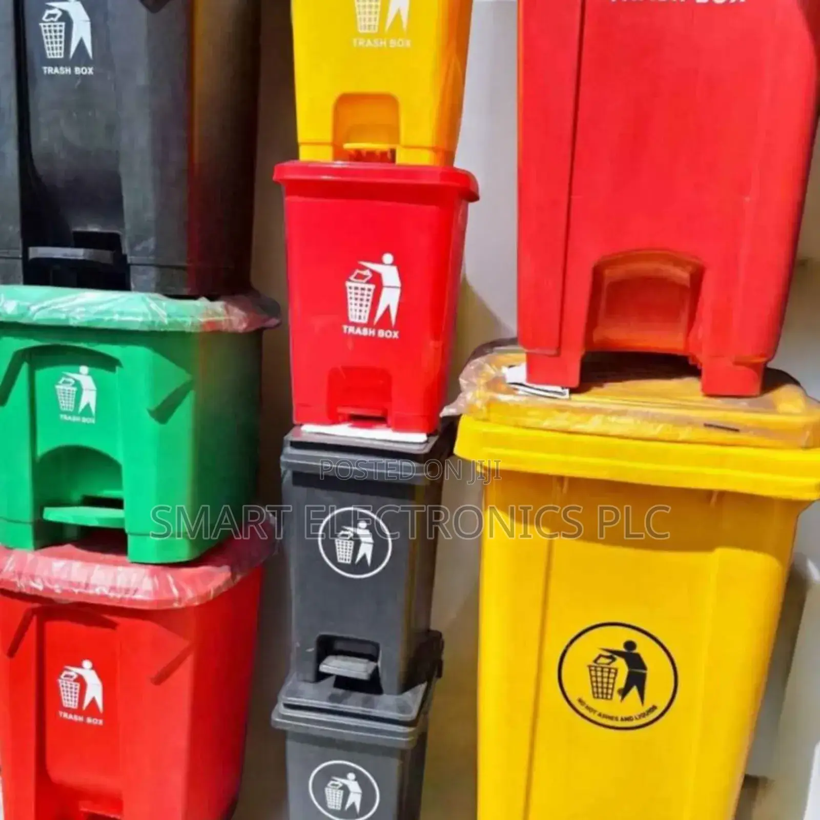 Trash Box 100l የቆሻሻ ማጠራቀሚያ በሁሉም መጠን ባሉበት ቦታ በነጻ እናደርሳለን Trash Box