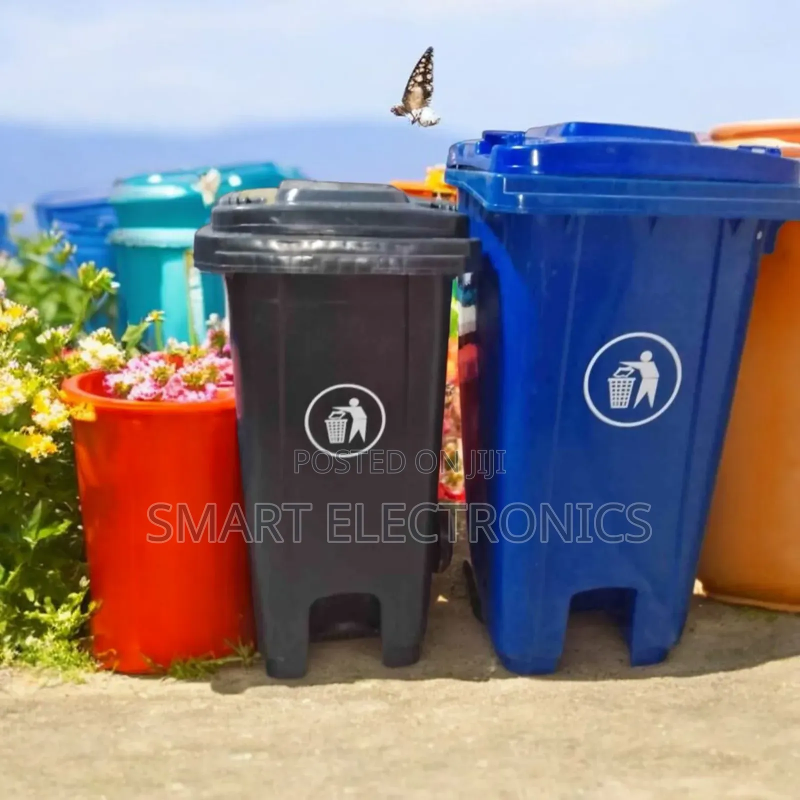 Trash Box 120l የቆሻሻ ማጠራቀሚያ በሁሉም መጠን ባሉበት ቦታ በነጻ እናደርሳለን