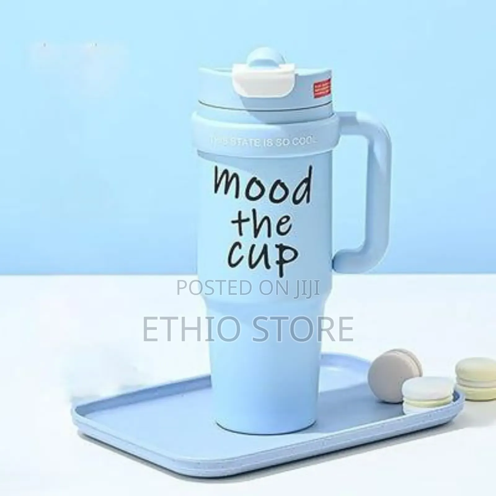 Double Layer Stainless Still Isolated Tumblers With Straw