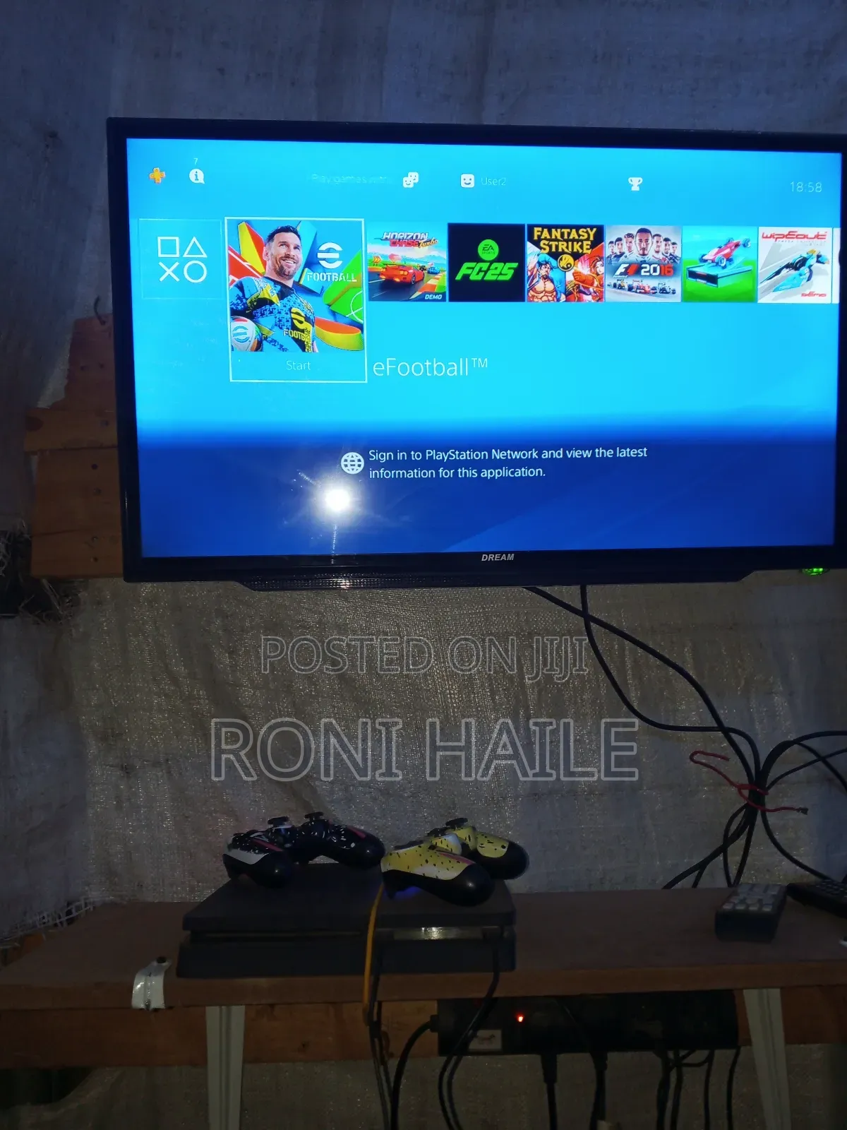 Ps 4 and 32 Inche Tv