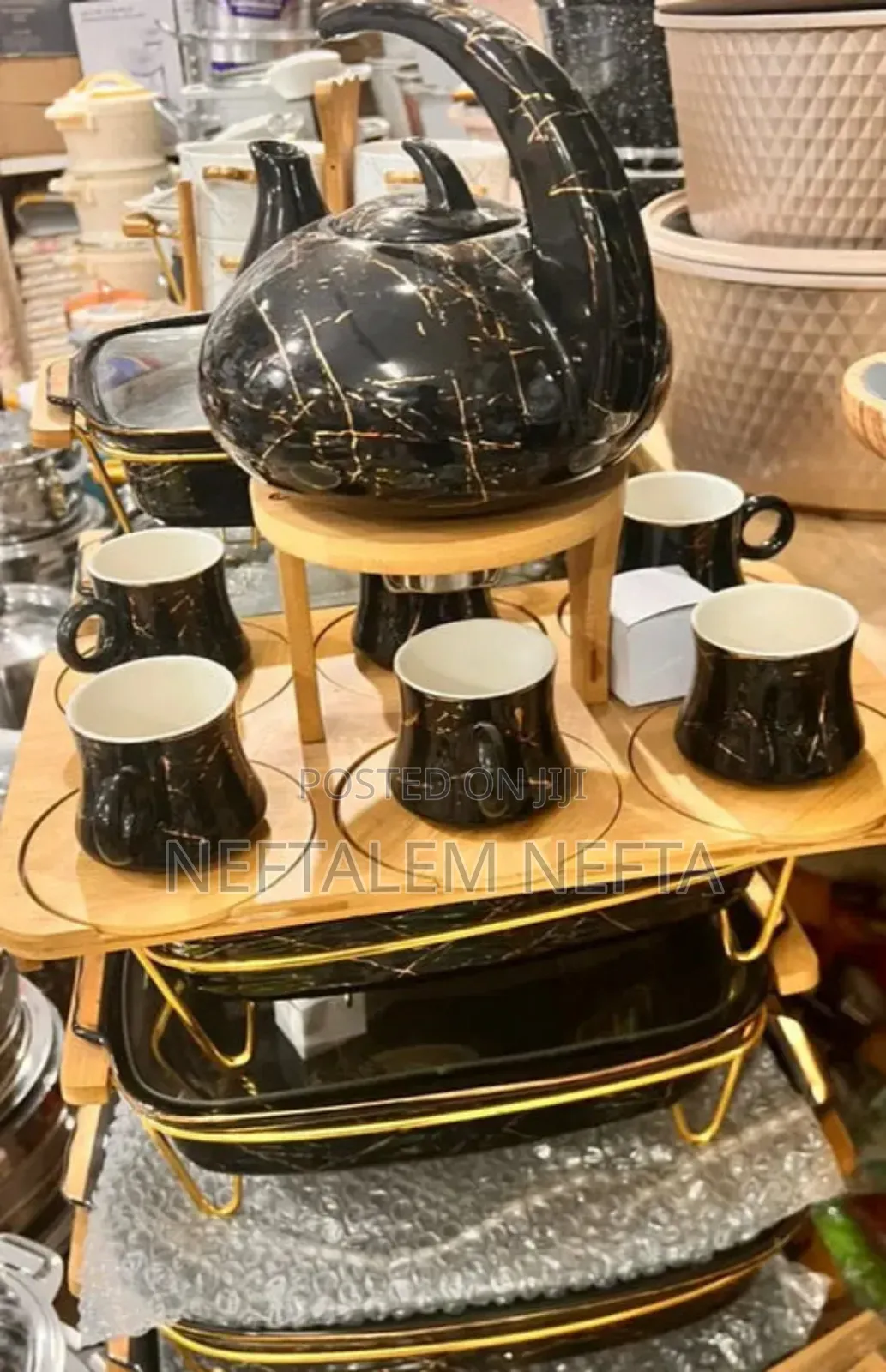 Ceramic Coffee/Teapot Set