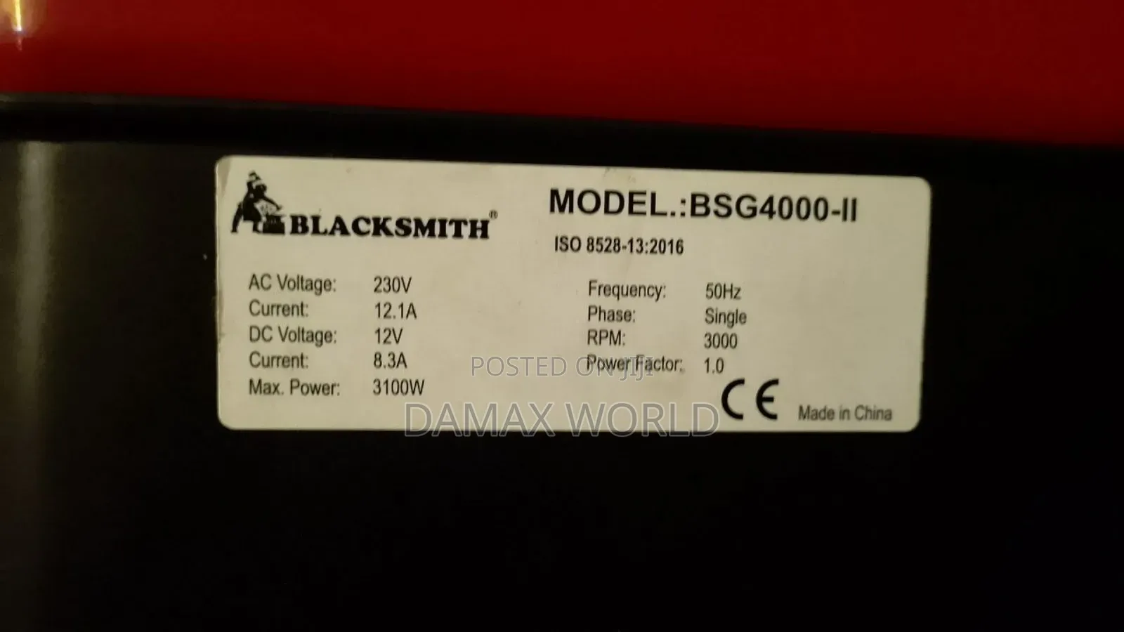 Generator Black Smith 3.1 Kilowatt