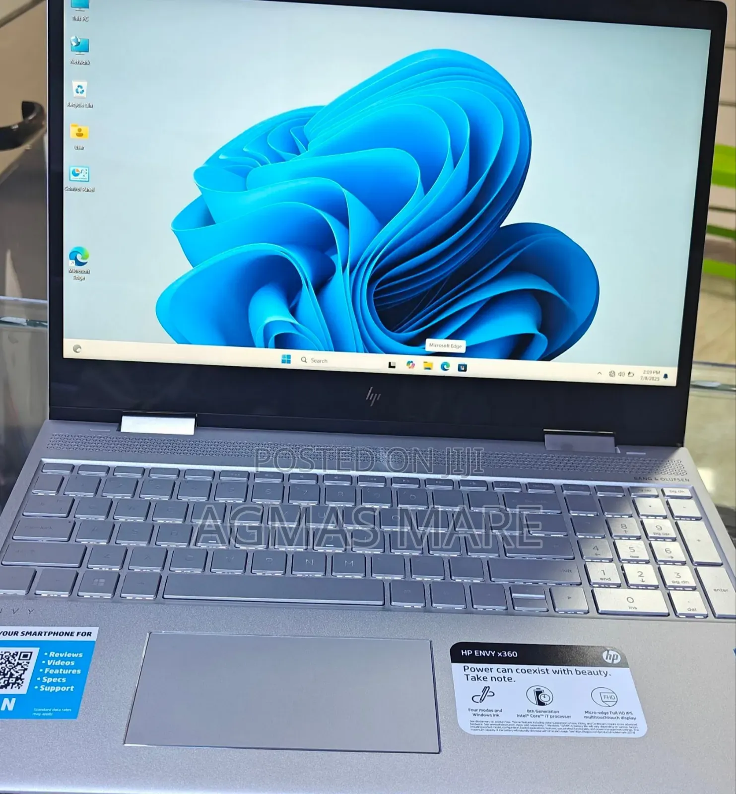 New Laptop HP Envy X360 16GB Intel Core I7 SSD 512GB