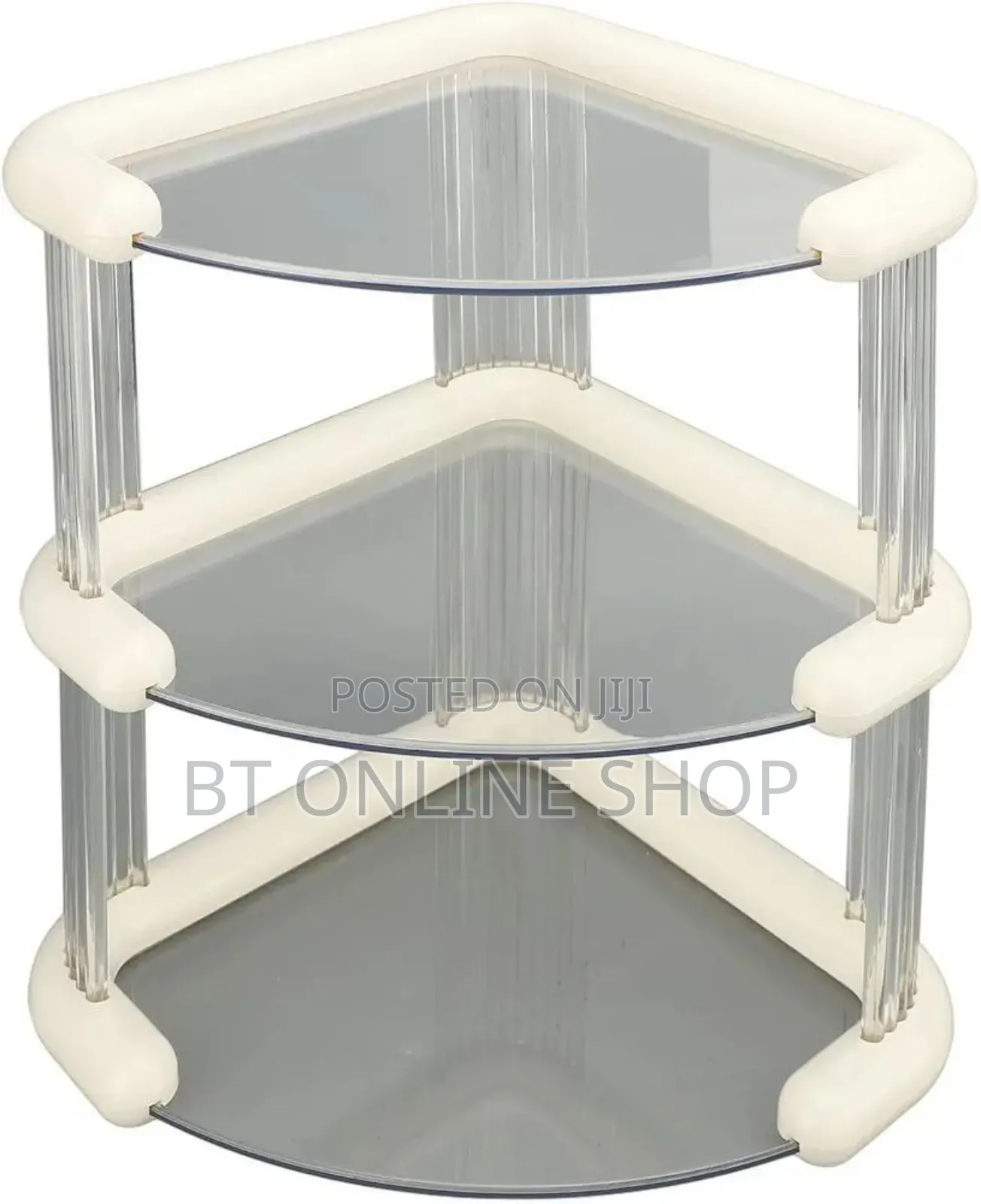 3 Tiers Corner Cosmetics Storage Shelf