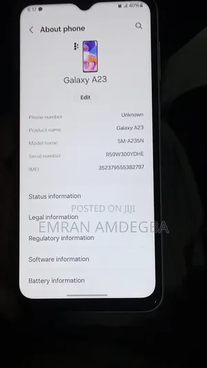 Samsung Galaxy A23 128 GB White