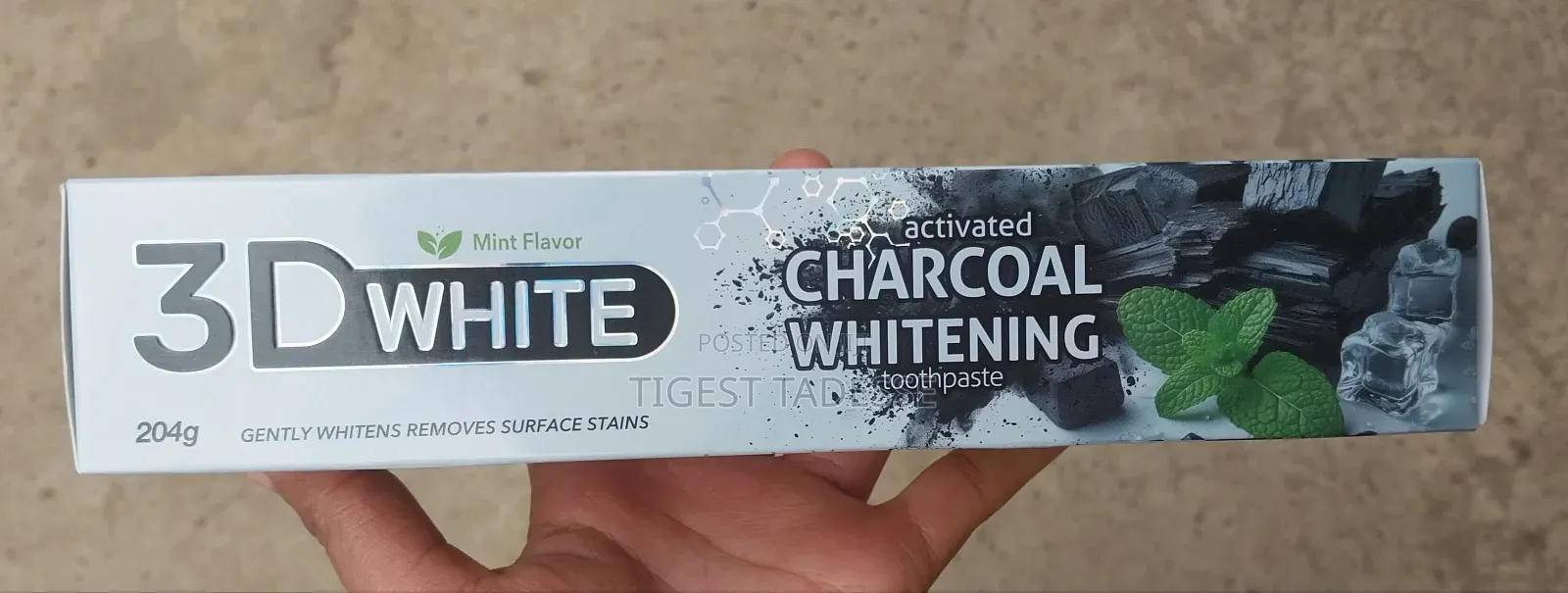 3d White Activated Charcoal Whitening Toothpaste