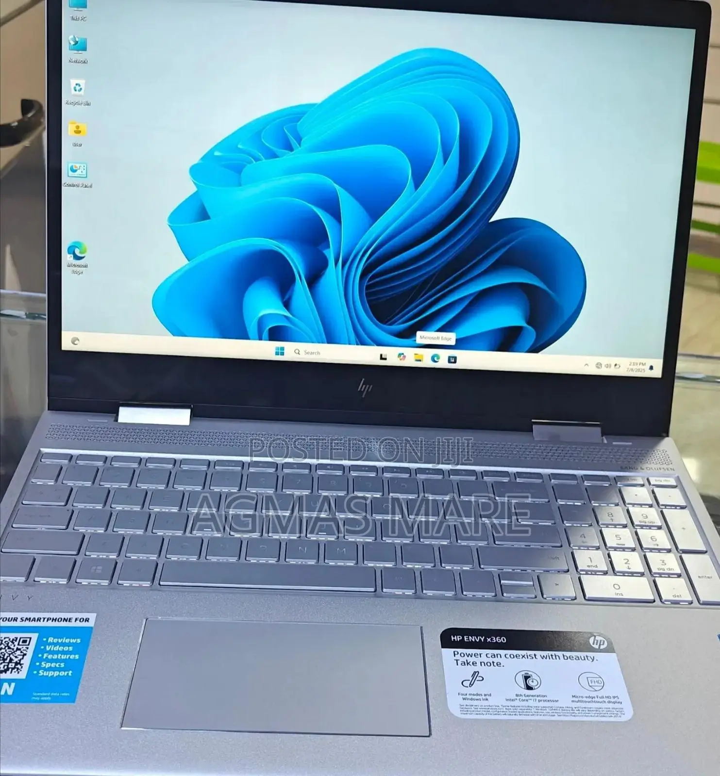 New Laptop HP Envy X360 16GB Intel Core I7 SSD 512GB