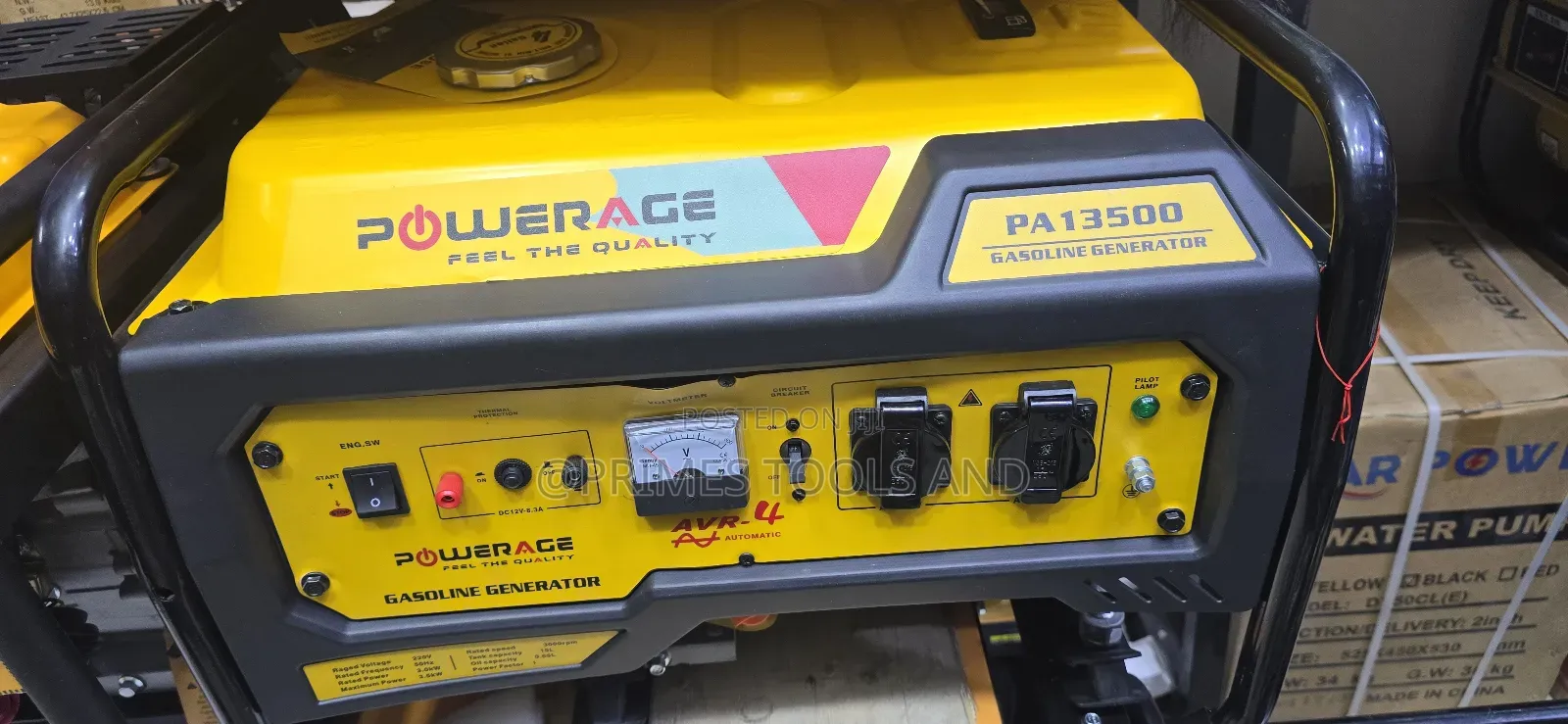 Powerage Pa13500 የቤንዚን ጀነሬተር
