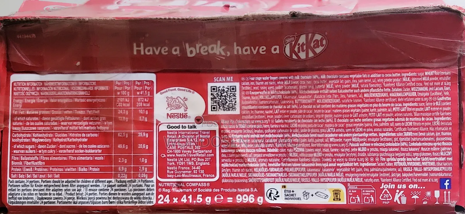 Kitkat 4 Finger