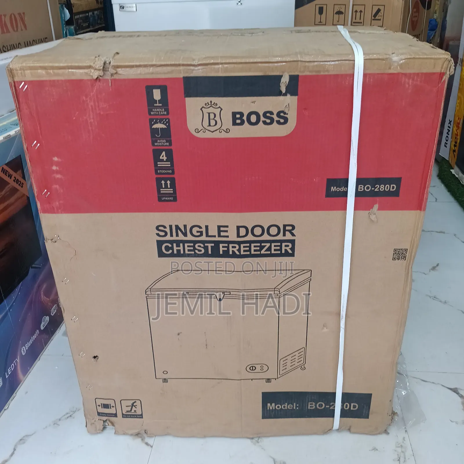 Boss Model Bo 280d Single Door Chestfreezer