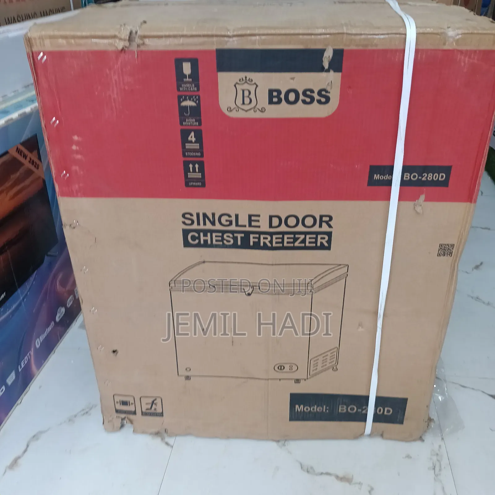 Boss Model Bo 280d Single Door Chestfreezer