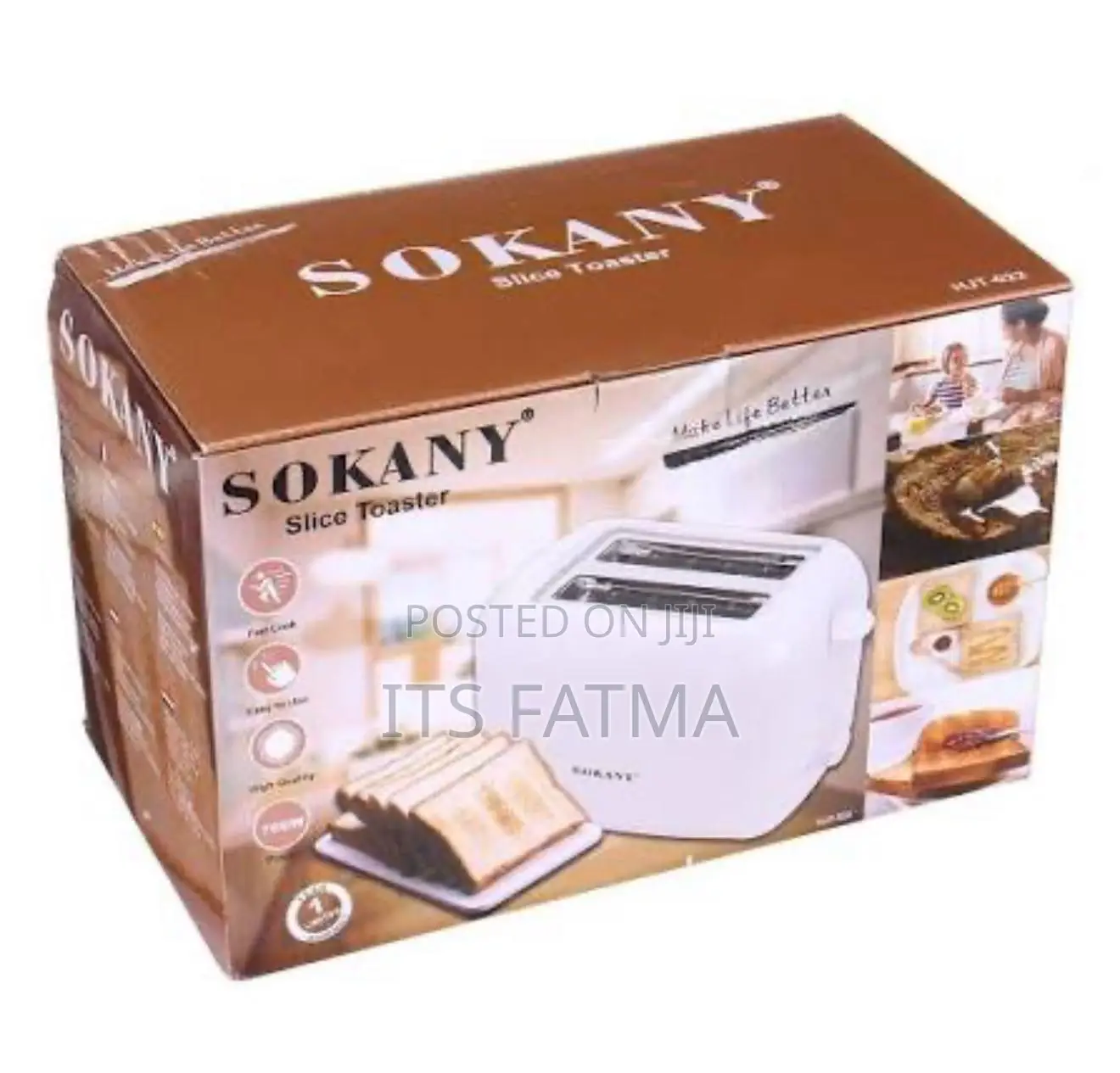 Sokany HJT-022 Slice Toaster