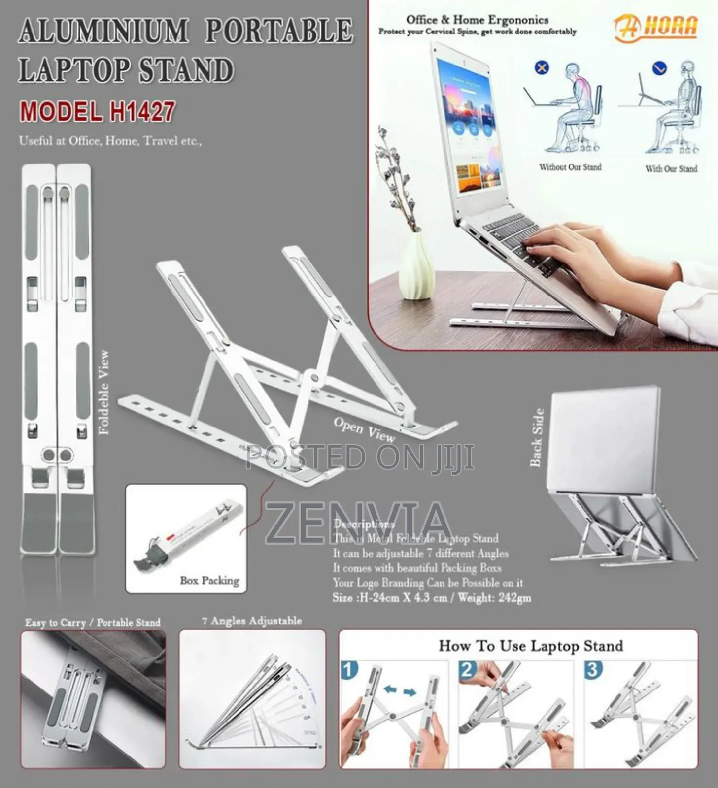 Adjustable Laptop Stand / Free Delivery /