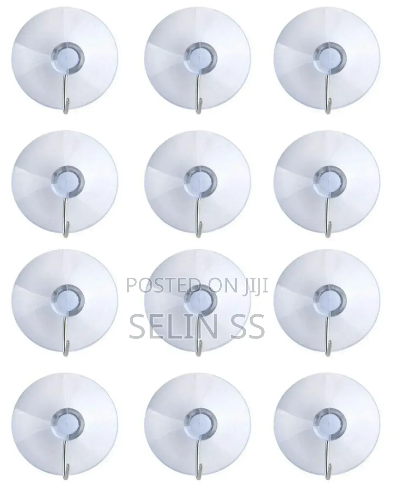 Suction Cup,12 PCS With Metal Hooks for Indoor and Outdoor