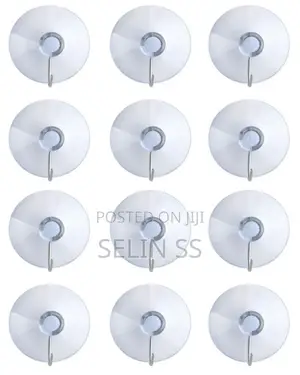 Suction Cup,12 PCS With Metal Hooks for Indoor and Outdoor