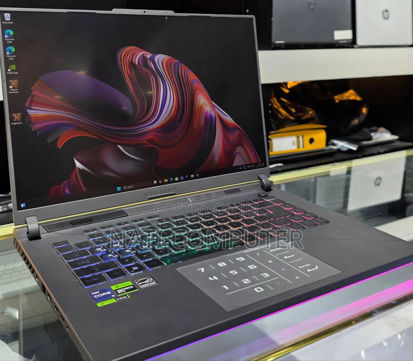 New Laptop Asus ROG Strix G15 16GB Intel Core I9 SSD 1T