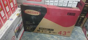 Jacobs 43” Double Glass Tv – Android 14 | Clear Picture !