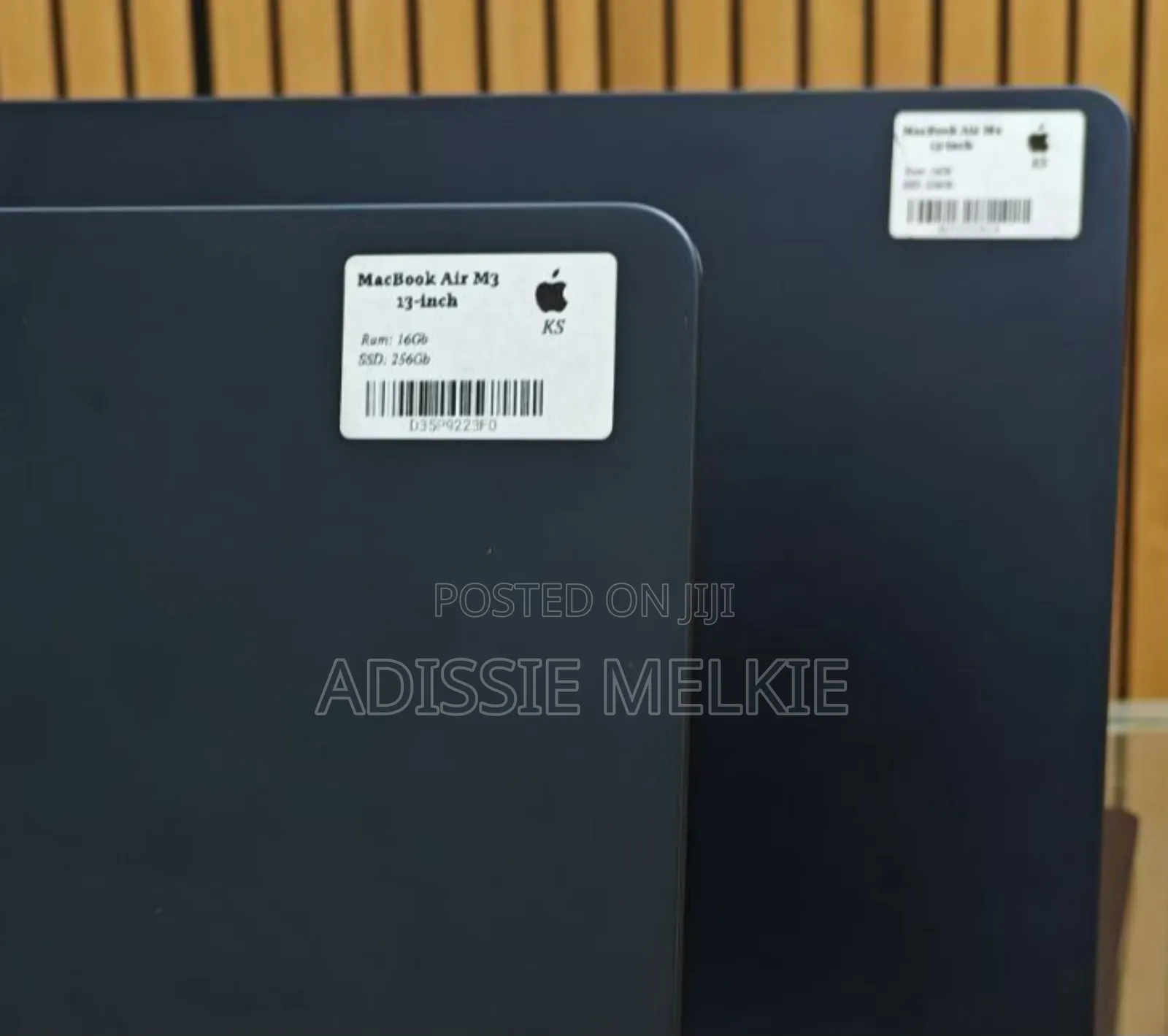 New Laptop Apple MacBook Air 2024 M3 13-Inch 8GB Apple M3 SSD 256GB