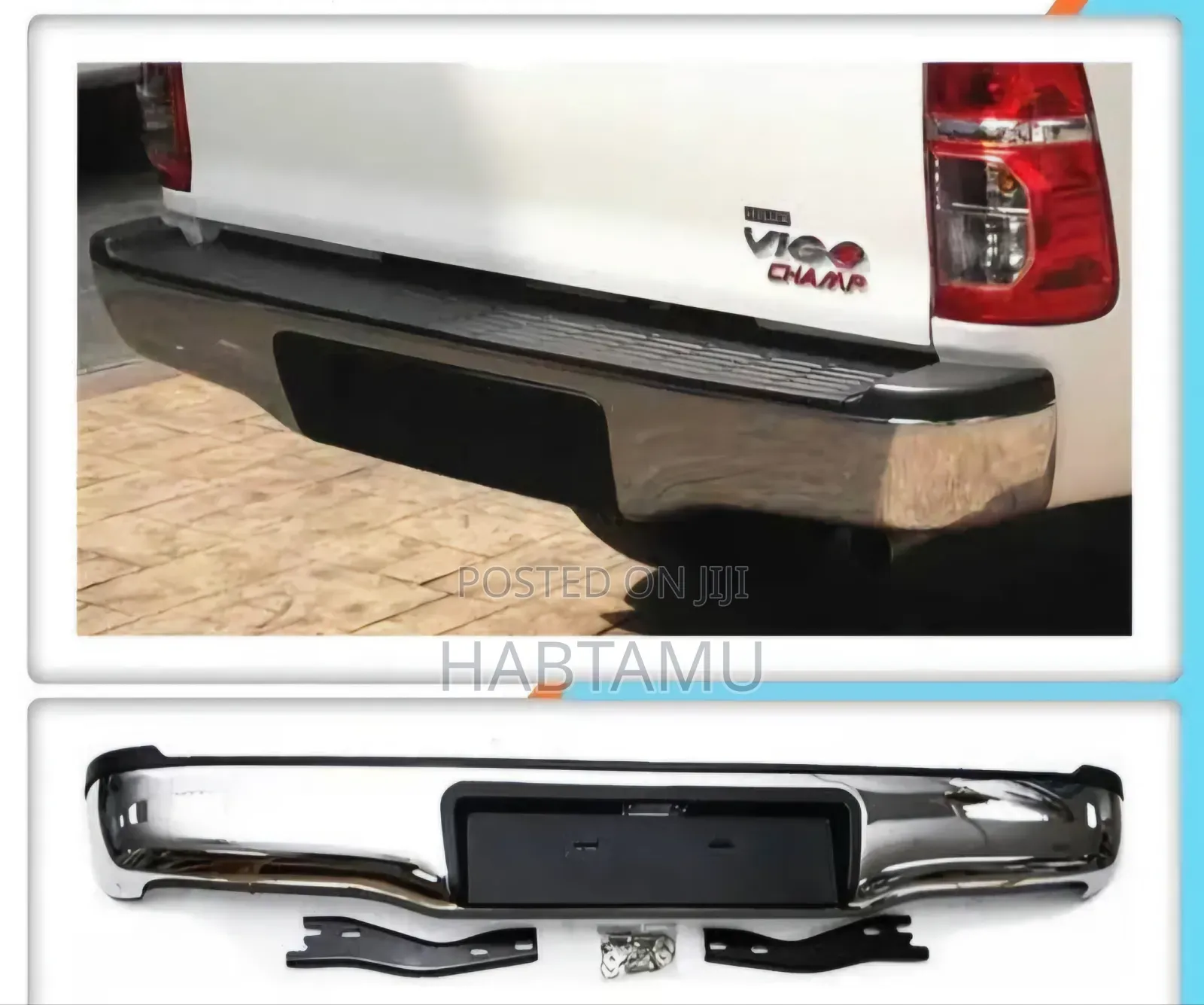 Hilux Pickup 2005-15 Rear Bumper