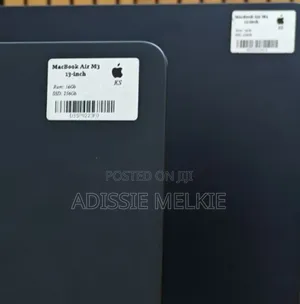 New Laptop Apple MacBook Air 2024 M3 13-Inch 8GB Apple M3 SSD 256GB