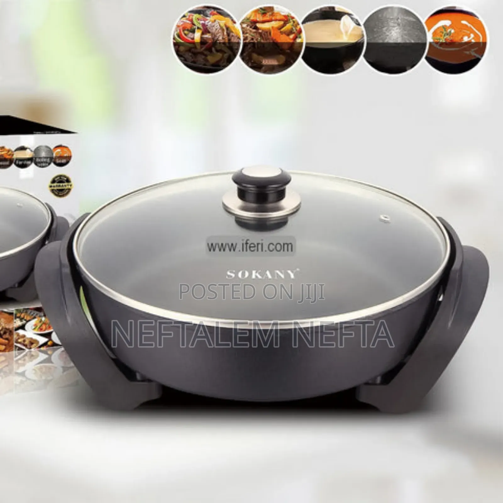 Sokany Electric Frying Pan