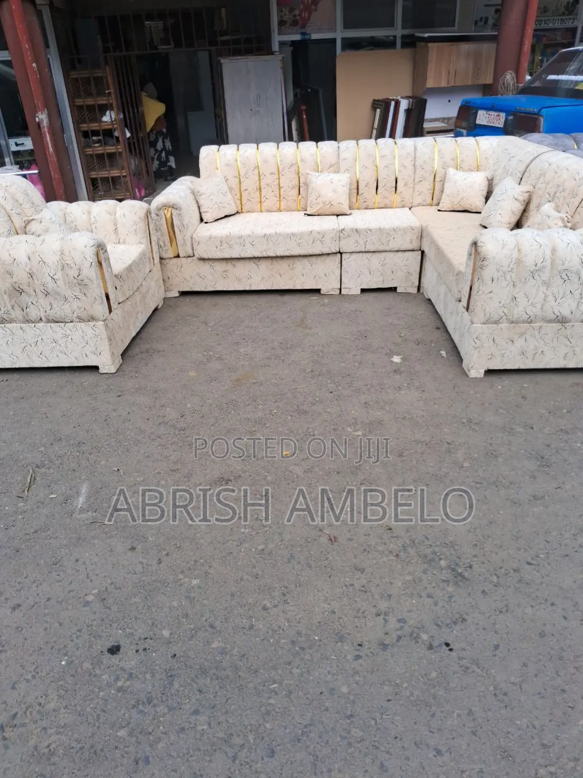 Sofa White Color Sofa Free Delivery