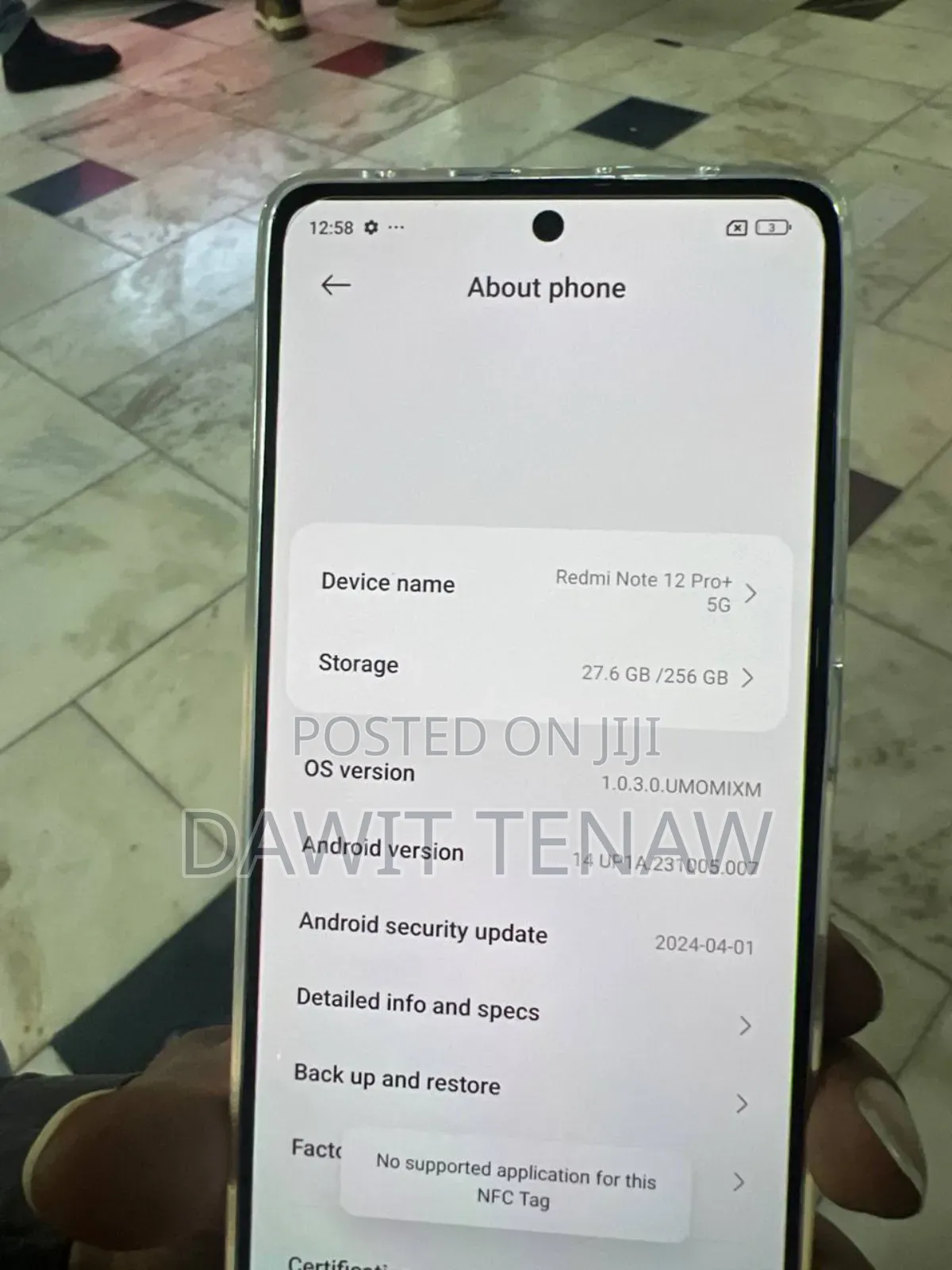 New Xiaomi Redmi Note 12 Pro+ 5G 256 GB White