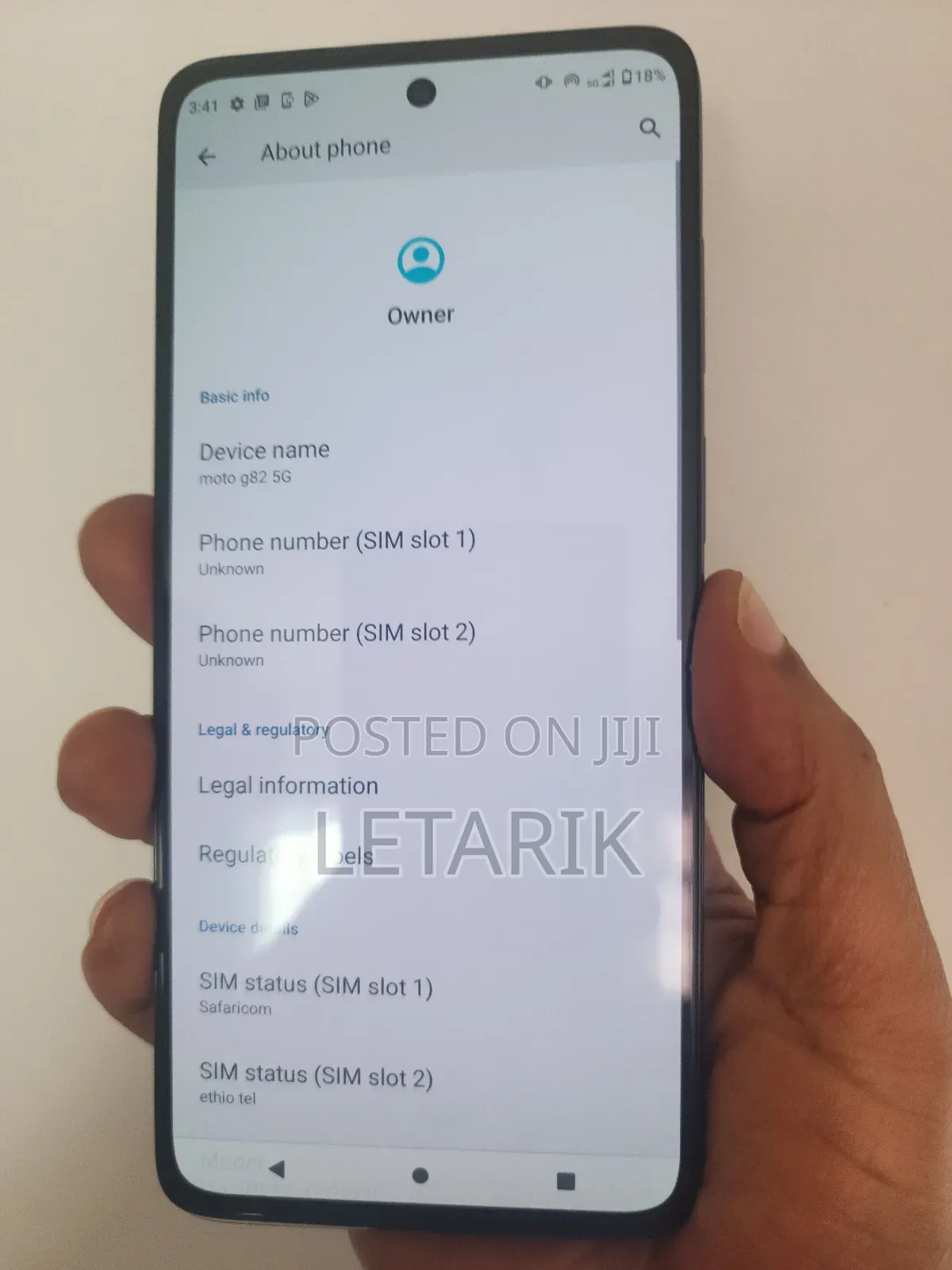 Motorola Moto G82 128 GB Black