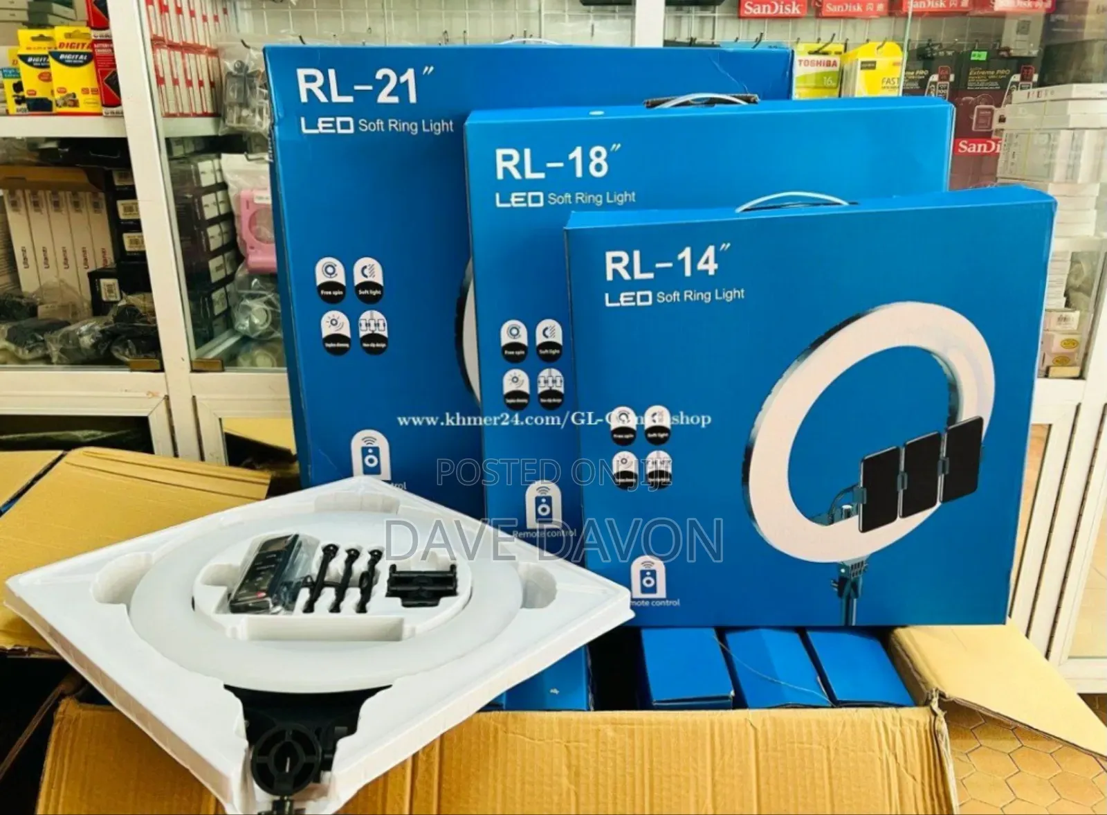 Orignal Ring Light 14", 18" , 21"