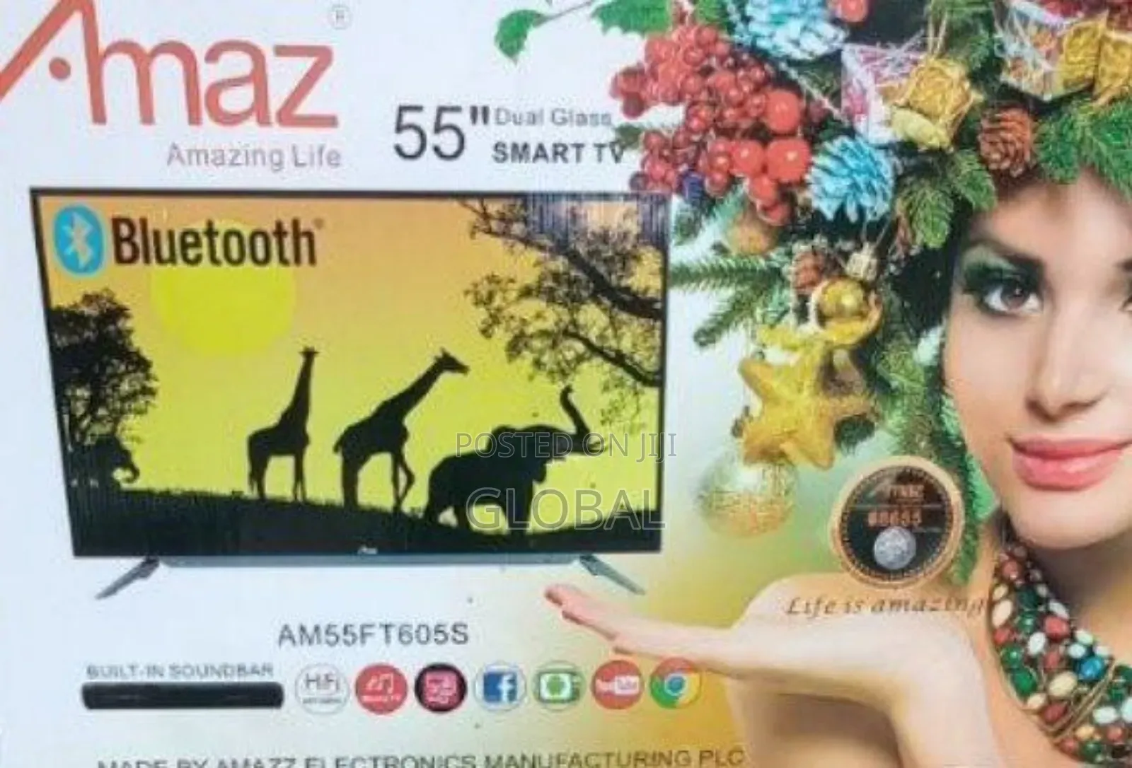 Amaz 55' Inch Smart Big Quality Tv