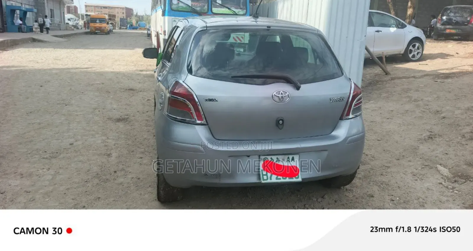 Toyota Yaris 2010 Gray