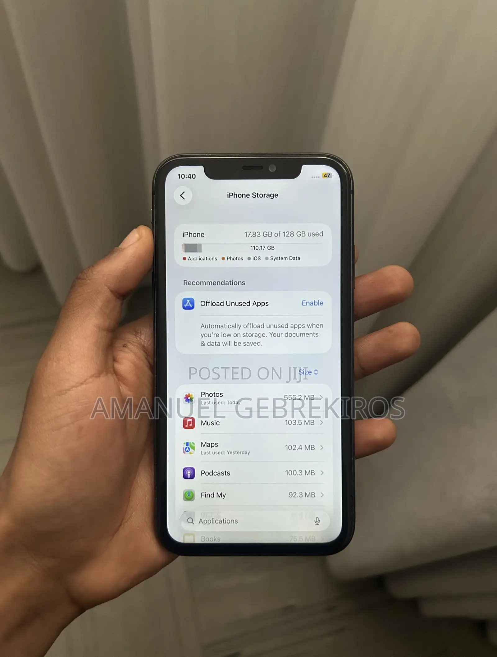 Apple iPhone 11 128 GB Black