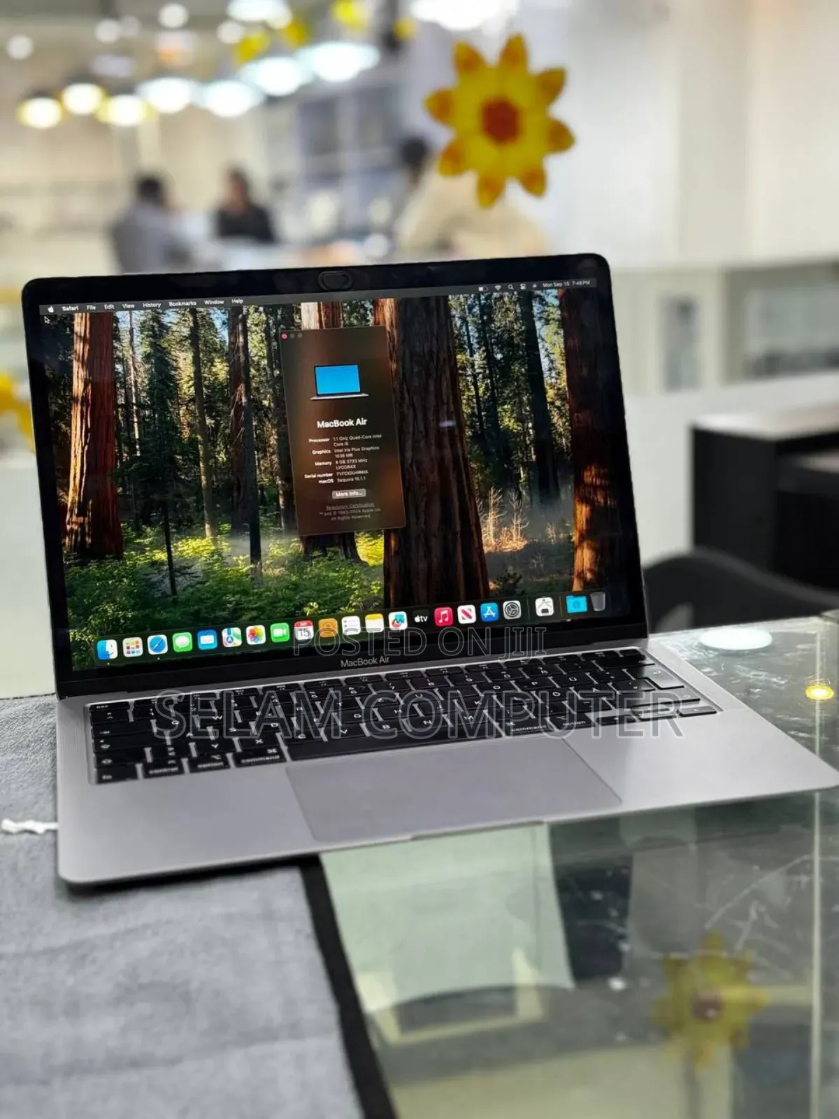 New Laptop Apple MacBook Air 2020 M1 8GB Intel Core 3 SSD 256GB