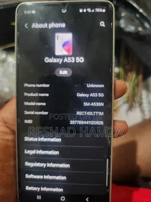 Samsung Galaxy A53 5G 128 GB White