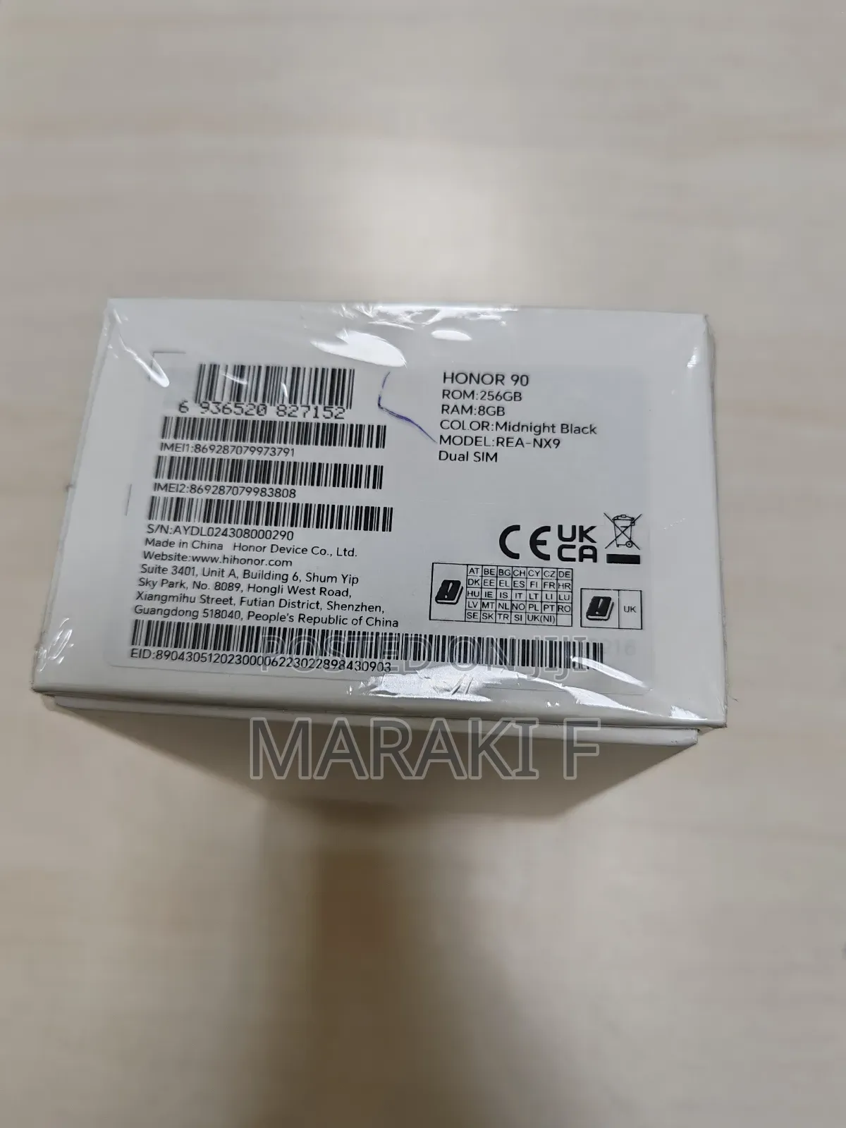 New Honor 90 5G 256 GB Black