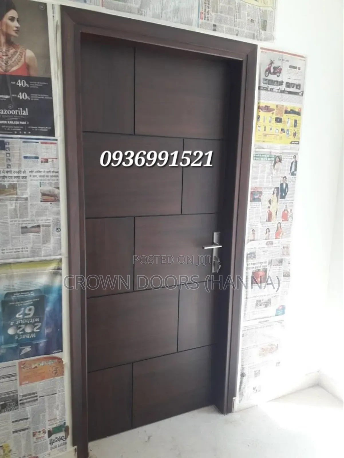 ክራውን በር በልዩ ቅናሽ በሮችን አቅርበንላችኋል። ለ ውስጥ እና ዋና መግቢያ 100% Water Proof