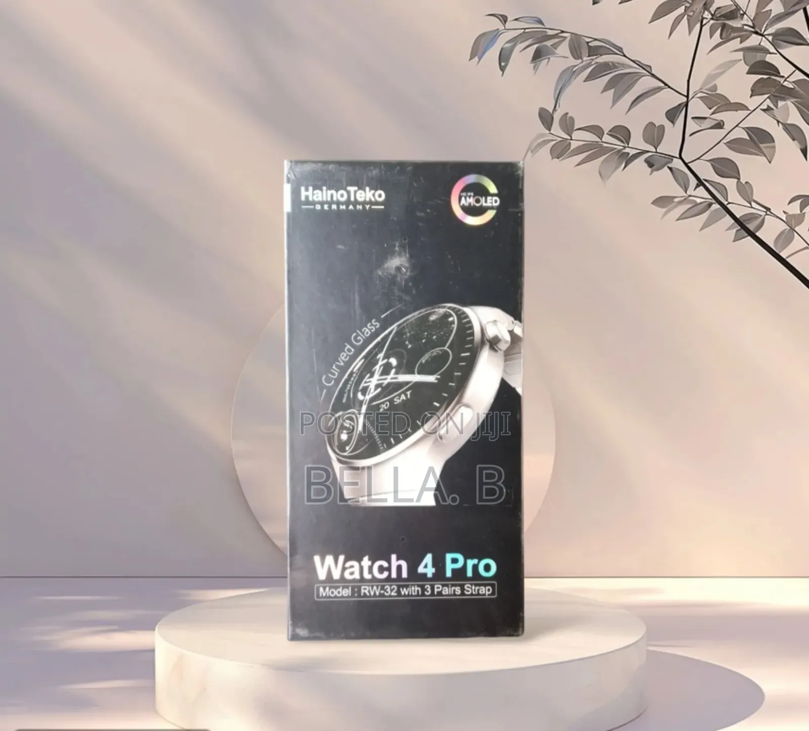 Watch 4 Pro Smart Watch : Long Battery Life.