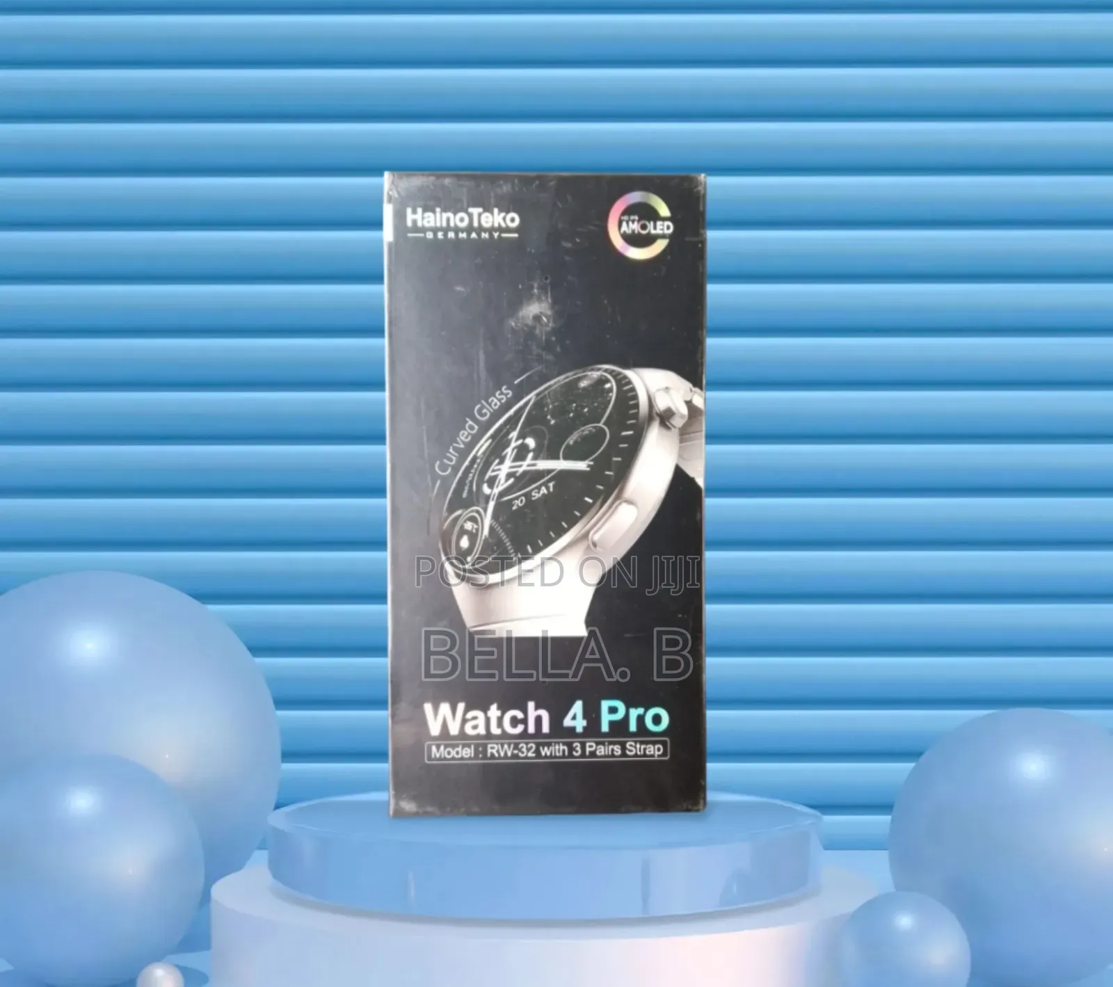 Watch 4 Pro Smart Watch : Water-Resistant Design.