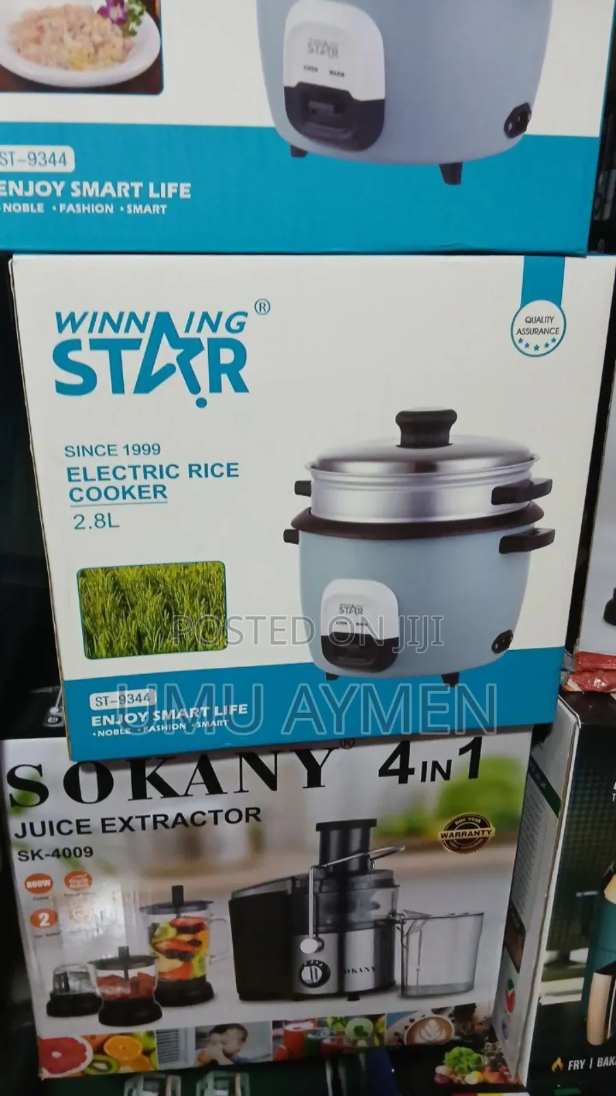 Winning Star 3.6 And 2.2 Electric Steamer Cooker