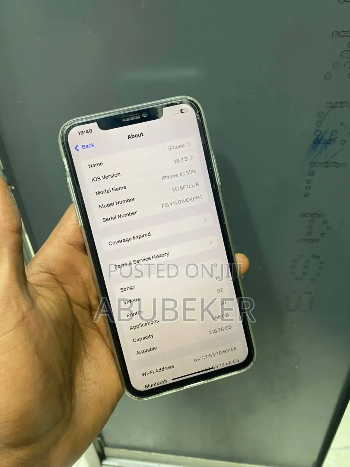 New Apple iPhone XS Max 256 GB Black