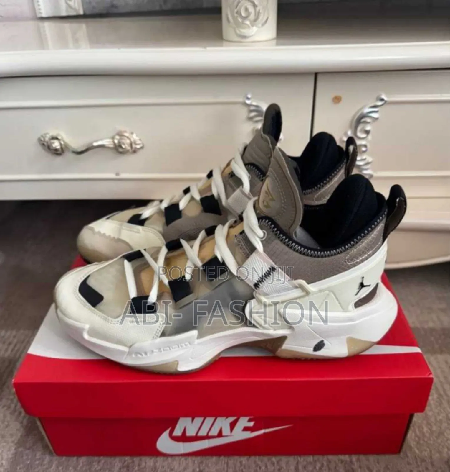 Nike Jordan5 Coconut Khaki’ Basketball Shoes