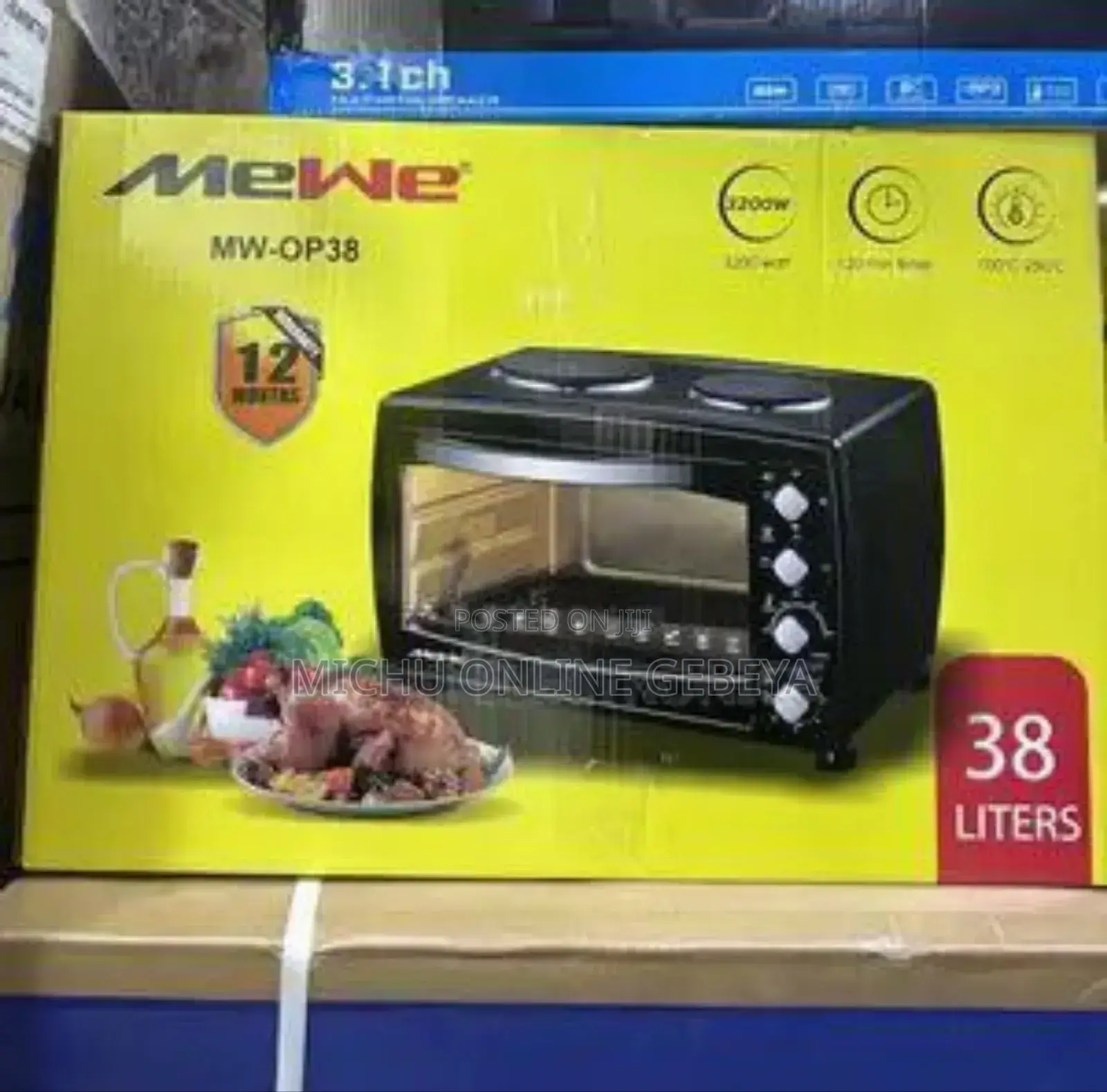 አልቋል ለተባላችሁ ድጋሚ ገብታል Mewe ባለ ስቶቭ Mini Oven