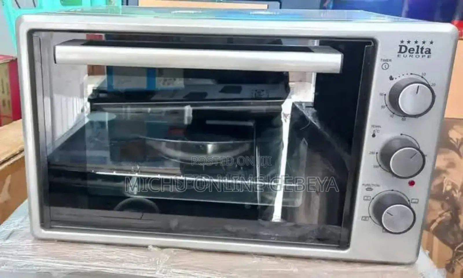 Delta Europe Mini Oven 48-ltr.Electric Toaster Oven With Two Hot-Plat