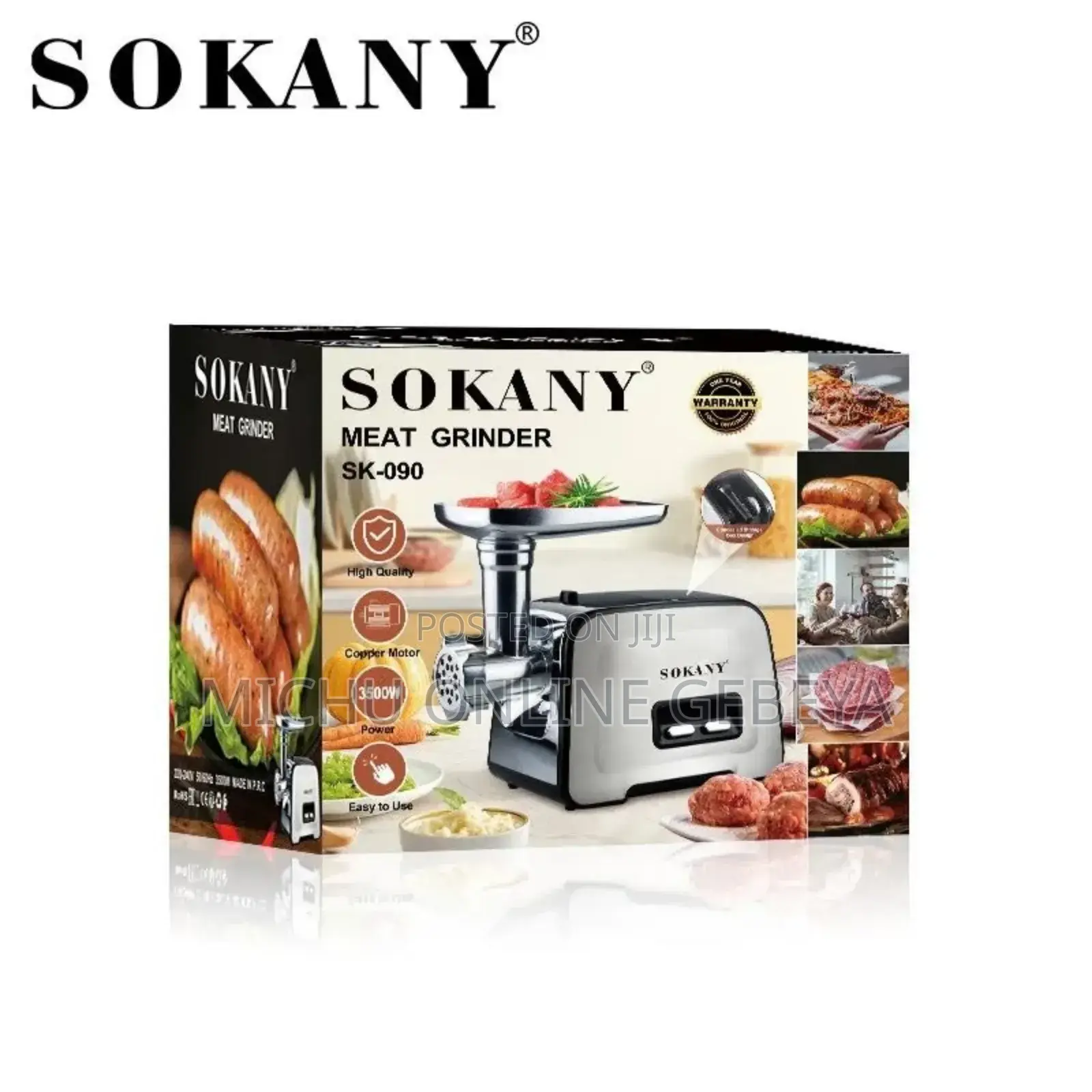 Sokany Meat Grinder