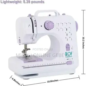 Mini Portable Home Sewing Machine With Foot Pedal, Overlock
