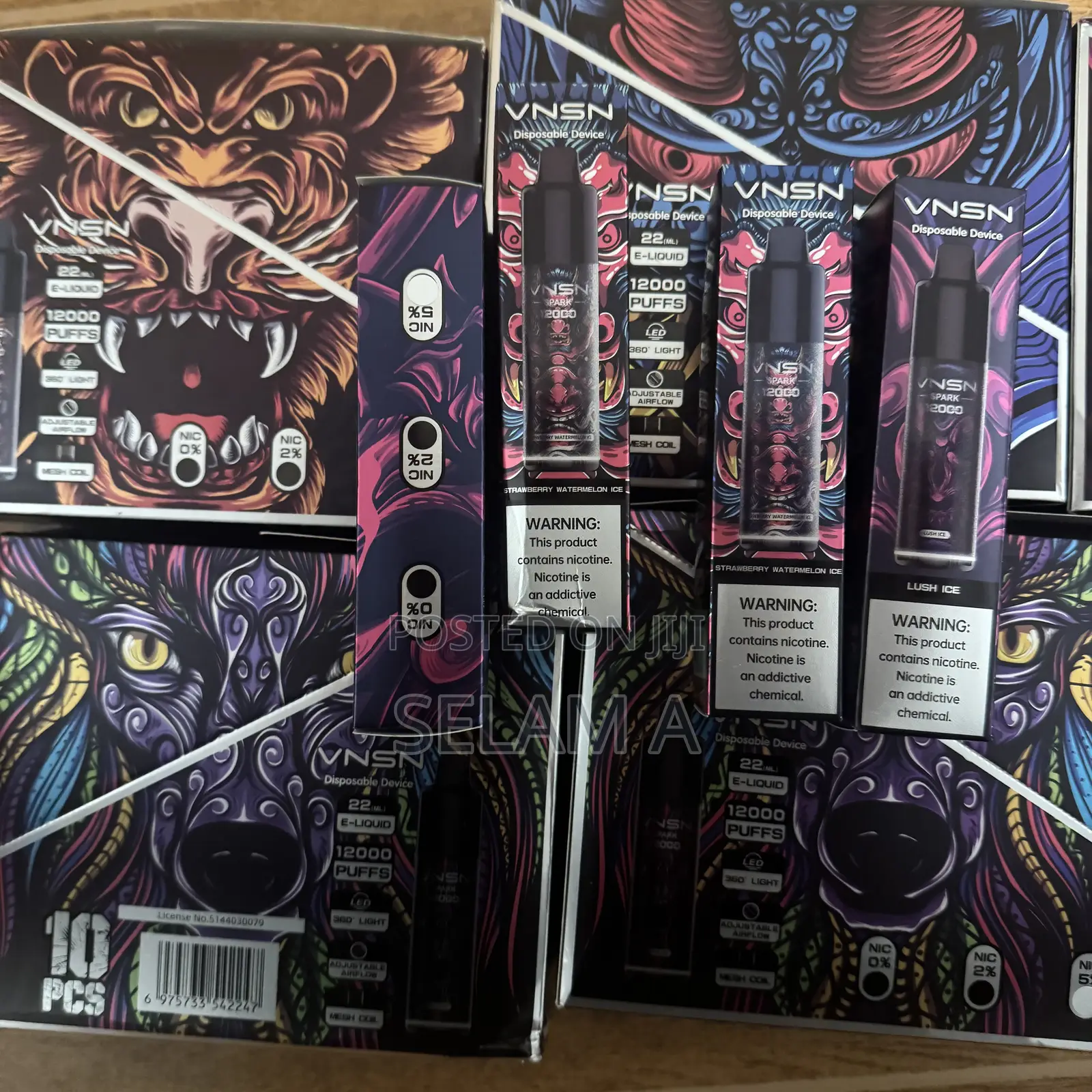 VNSN Vape All Flavors