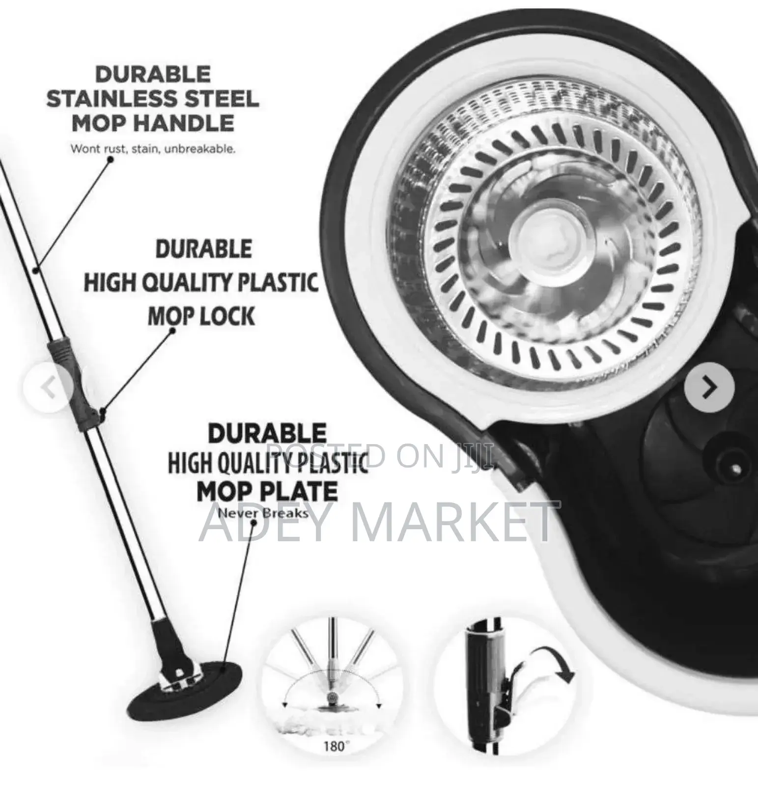 Spin Mop 360° Microfiber Mop